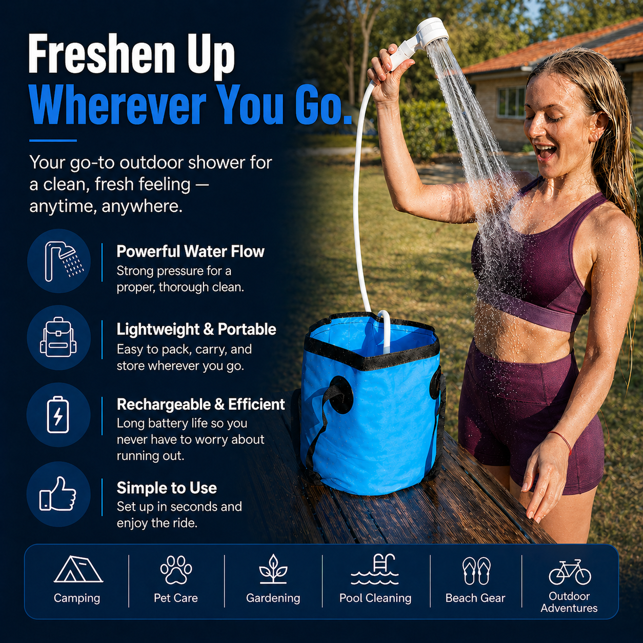 Hydiqo -  Portable Shower